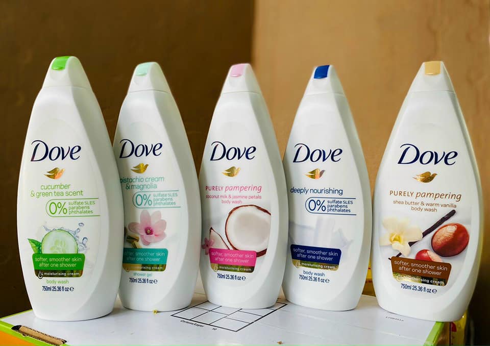 Sữa tắm DOVE - Unilever 750ml của Anh Quốc