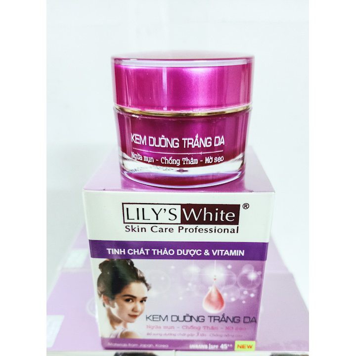 Kem Lily White dưỡng trắng da – ngừa mụn, chống thâm, mờ sẹo 8gr | Lazada.vn