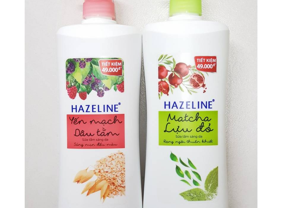 Sữa tắm trắng da Hazeline giá rẻ