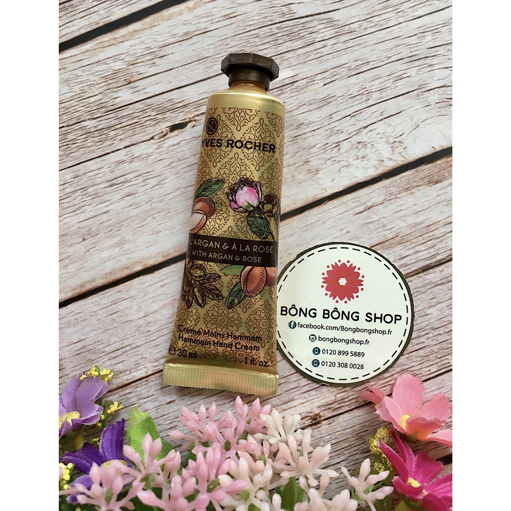 Kem dưỡng da tay Yves Rocher Hammam Argan Rose - Chăm sóc tay |  TheFaceHolic.com