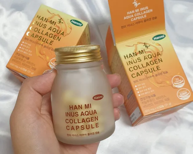 Viên uống cấp nước và collagen Hanmi Inus Aqua của Hàn