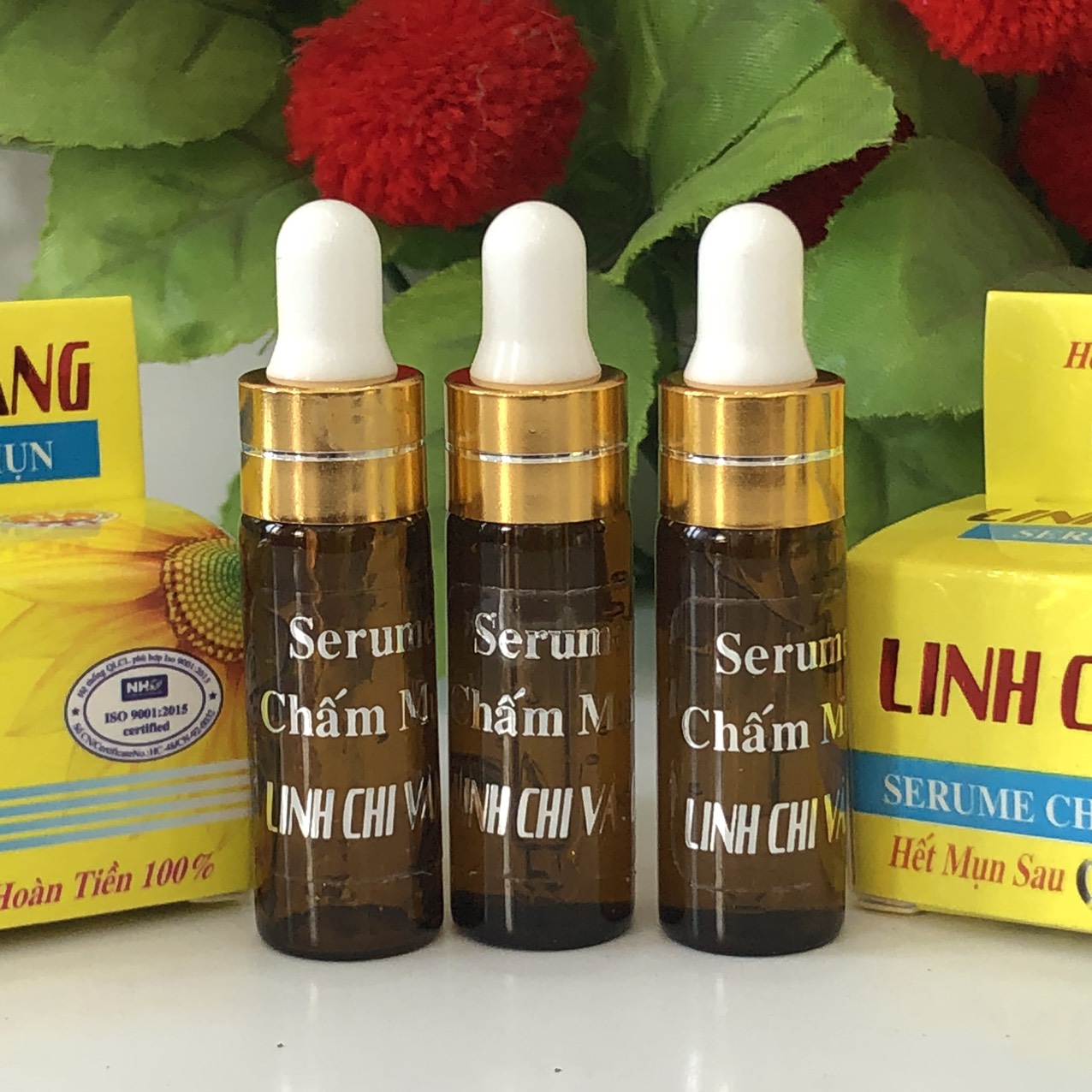 Mua SERUM CHẤM MỤN SIÊU TỐC 20H LINH CHI VÀNG 5ML | Trị Mụn | Mỹ Phẩm Linh  Chi Vàng